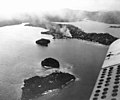 Aerial view of Tulagi and surrounding islands, August 7, 1942.