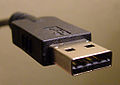 Type A USB connector.