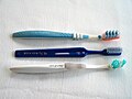 Three toothbrushes