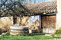 Vista frontal del antiguo molino de Abajo, también conocido como del Señor o del Moyorazgo, en Torrebaja (Valencia).