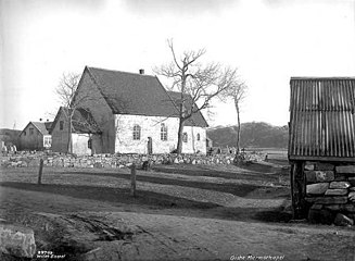 English: Giske church (photo 1927)