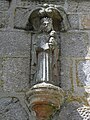 Chapelle de Loc-Maria-Lann, statue Vierge à l'Enfant (mur méridional de la tour-clocher)