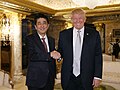 Donald Trump and Shinzō Abe