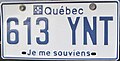 Quebec plate