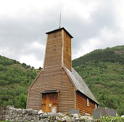 English: Gaupne old church