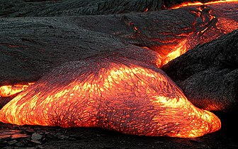 Pahoehoe lava flow, USGS