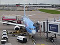 Boeing 737-800 G-TAWL at Manchester Airport Gate 213