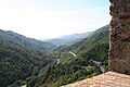 Panorama dell'Alta valle del Tronto e Strada Statale 4 (Via Salaria) (→ it-WP) English: Tronto Valley to the South, seen from the castle.