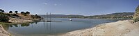 Panoramic view of Lake Coghinas