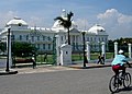 Palace before collapsing in the 2010 earthquake