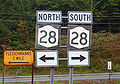 File:First north-south NY 28 signs.jpg