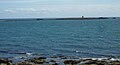 L'île Verte vue du continent.