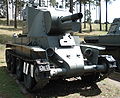 Finnish BT-42 assault gun, built on the BT-7 chassis.