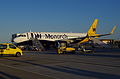 Airbus A320-200 G-ZBAS at Gibraltar Airport Gate 2