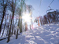 Ski lift in Krasnaya Polyana