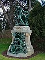 Jacques-Henri Bernardin de Saint-Pierre. Statue par Louis Holweck au Jardin des Plantes.   13 avril 2010