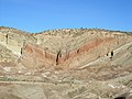 Rainbow Basin Syncline near Barstow, California.