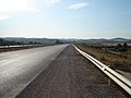 Motorway (Autoroute) Tunis-Béja (A3) near Kef exit in Tunisia