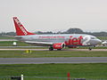 Boeing 737-300 G-CELV at Manchester Airport