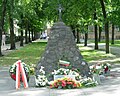 Memorial to victims of the KGB in Vilnius, Lithuania.