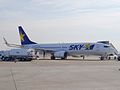 Skymark Boeing 737 on Ibaraki Airport