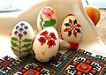 Embroidered Easter eggs (Ukraine)