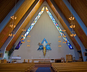 Målselv Church interior (1978)