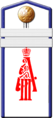 shoulder board, design 1908