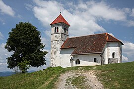 Saint Anne church, above Podpeč