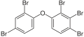 English: Skeletal formula of 2,2′,3,4,4′-pentabromodiphenyl ether (congener BDE-85) Deutsch: Strukturformel von 2,2′,3,4,4′-Pentabromdiphenylether (Kongener BDE-85)