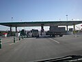 Sidi Thabet toll station on Autoroute A4 in Tunisia