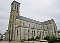 L'église paroissiale Sainte-Thumette : vue extérieure d'ensemble.