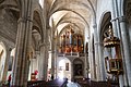 Nave and pipe organ