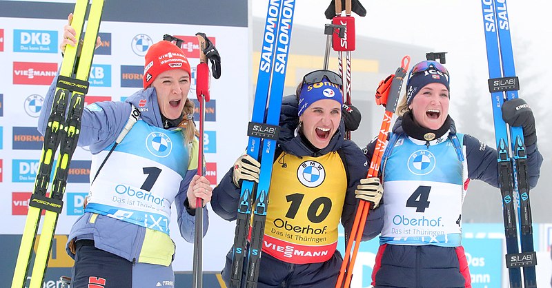 File:2023-02-12 BMW IBU World Championships Biathlon Oberhof 2023 – Women 10 km Pursuit by Sandro Halank–111.jpg