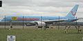 Boeing 757-200 G-BYAP at Manchester Airport