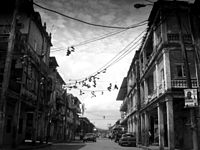 Old houses, South Town, Colon city Author: Inés Cabrera