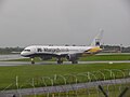 Boeing 757-200 G-MONK at Manchester Airport