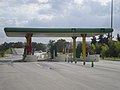 Utique toll station on Autoroute A4 in Tunisia