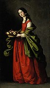 parte de: Zurbarán's female saints 