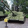 SU-100 self-propelled anti-tank gun, on display near the Museum of the Great Patriotic War, Kiev.