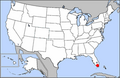 Location of Everglades National Park