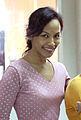 Ayu Utami in Jiffest office, 2005