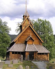 English: Eidsborg Stave Church (13th c)