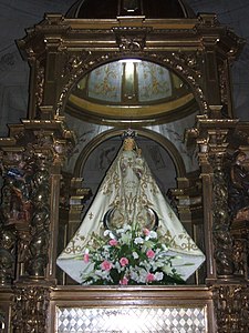 English: Our Lady of the Valley in Saldaña Español: Nuestra Señora del Valle, patrona de Saldaña