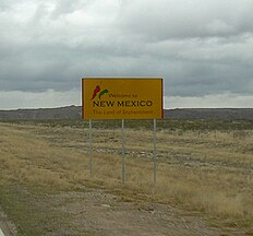 Welcome to New Mexico sign