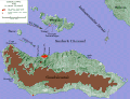 Routes and targets of Allied landing forces, August 7, 1942.