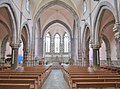 L'église paroissiale Sainte-Thumette : vue intérieure d'ensemble.