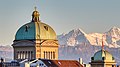 a view to Bernese Alps