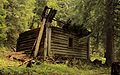 log house ruin on the Veitsch, Styria