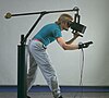 Virtual reality headset and wired gloves, Ames Research Center.jpg